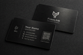 Black Metal NFC Business Card by FreeLink for Instant Contact Sharing